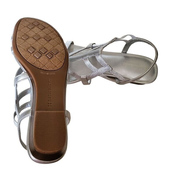 Naturalizer Joanie Silver Sandals, Woman's Sandals NIB - Picture 3 of 4